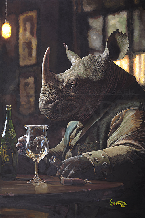 Michael Godard Rhino Wine (GP)